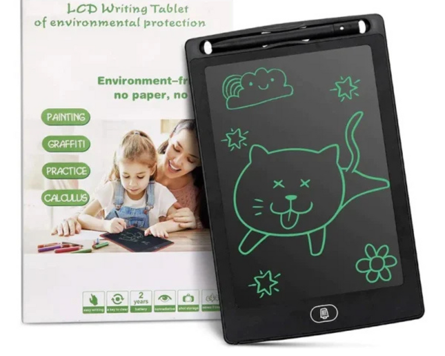 Lcd Writing Tablet-Educational Writing Tablet for Kids-Digital Drawing Board (Random Color)